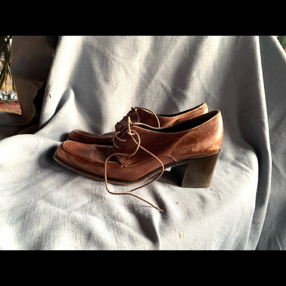 Aldo Chelini classic rust soft leather Oxford. - Picture 6 of 6